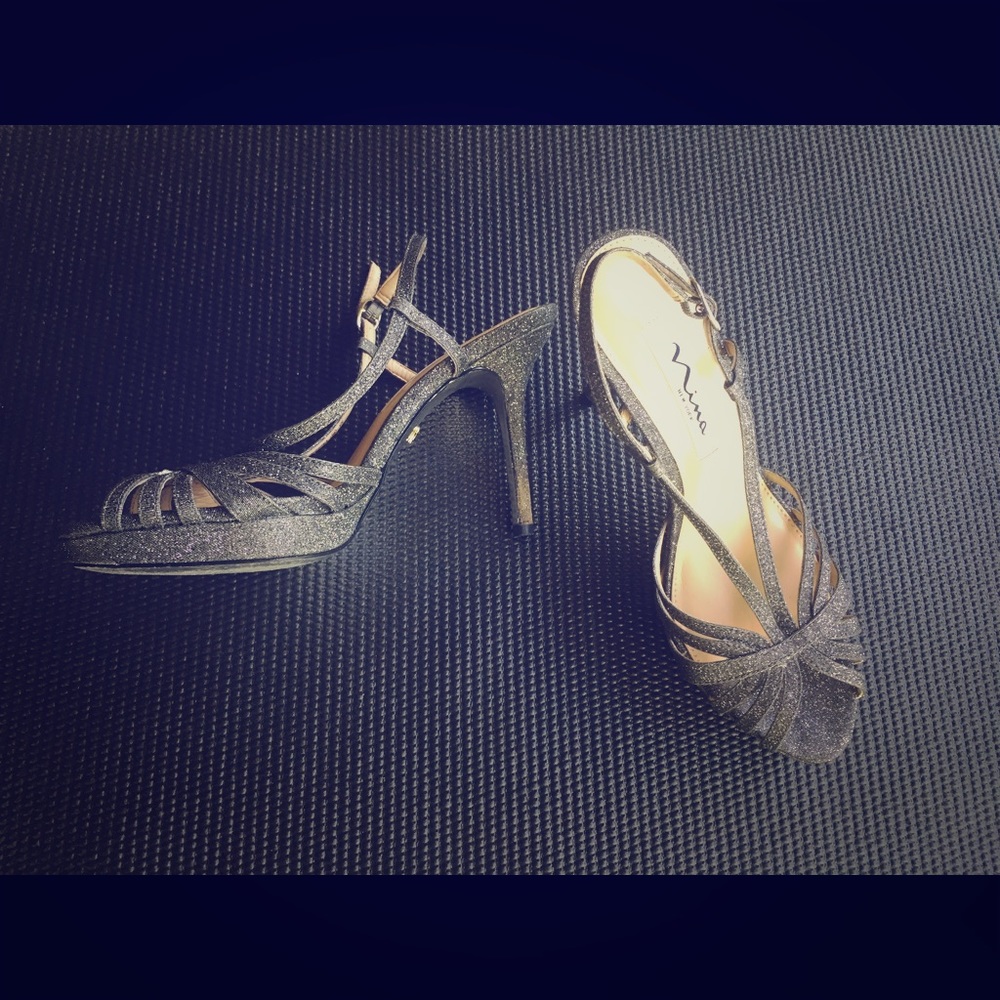 Silver sandals